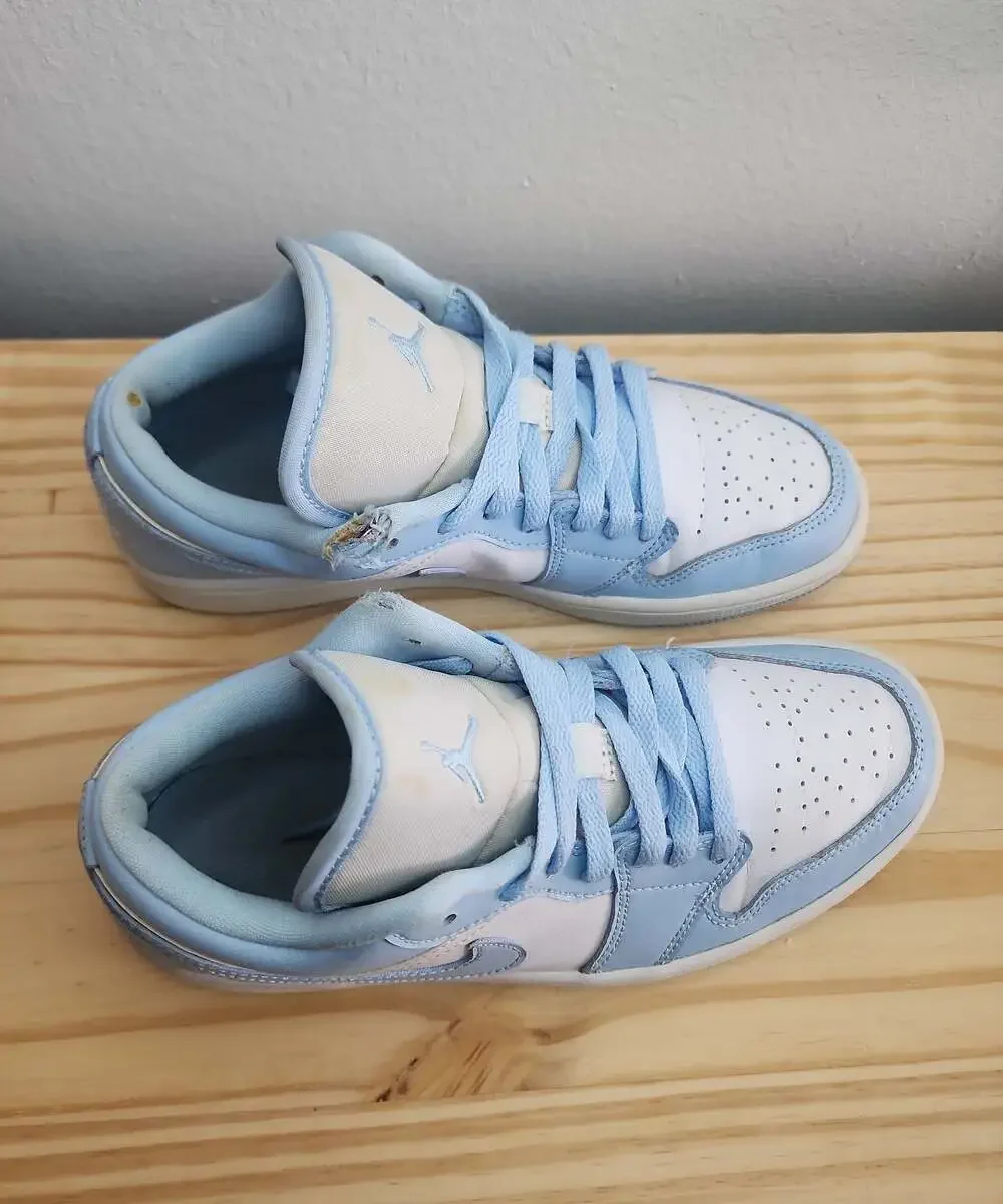 Womens Air Jordan 1 Low Aluminum Size 7.5
